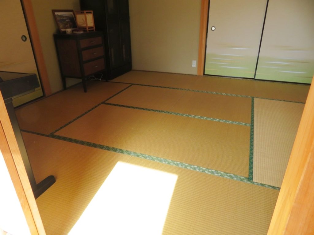 和室に入ります