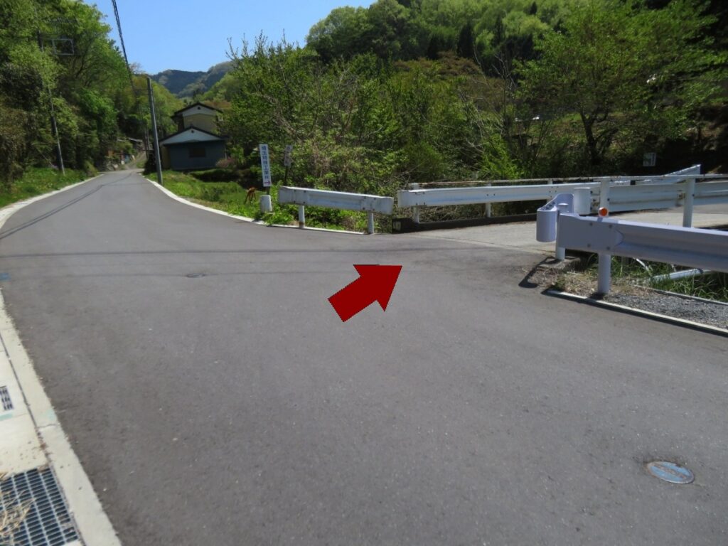 鐘渕橋方向へ