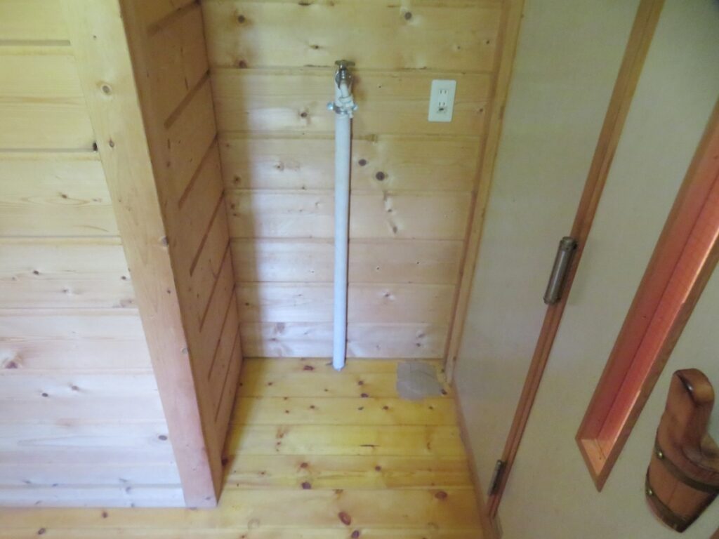 洗濯機はこの場所に