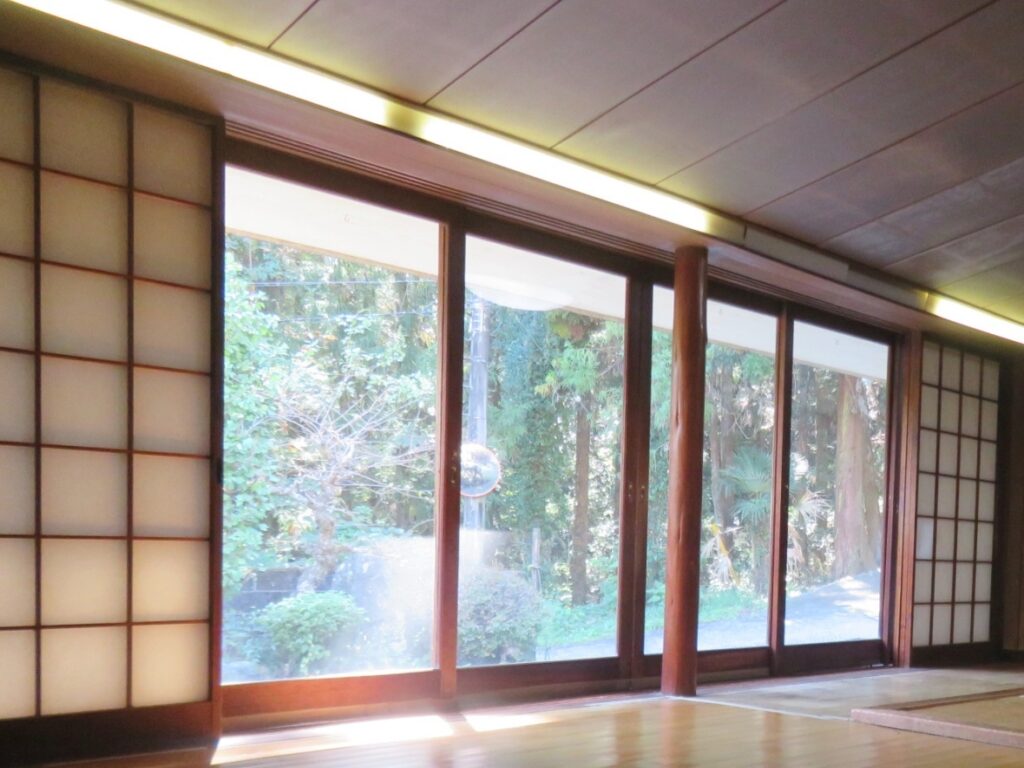 障子を開けると