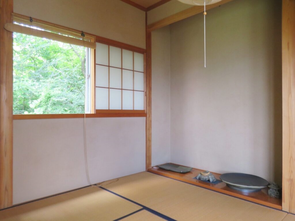 北側は緑