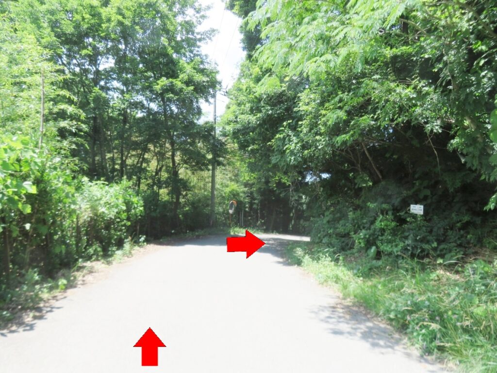 秩父市・横瀬町・皆野町方面から上ってくるとここを