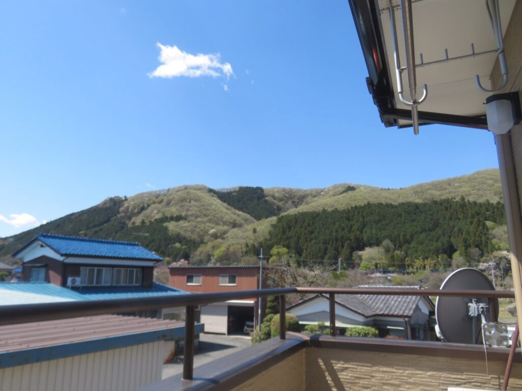 ベランダから