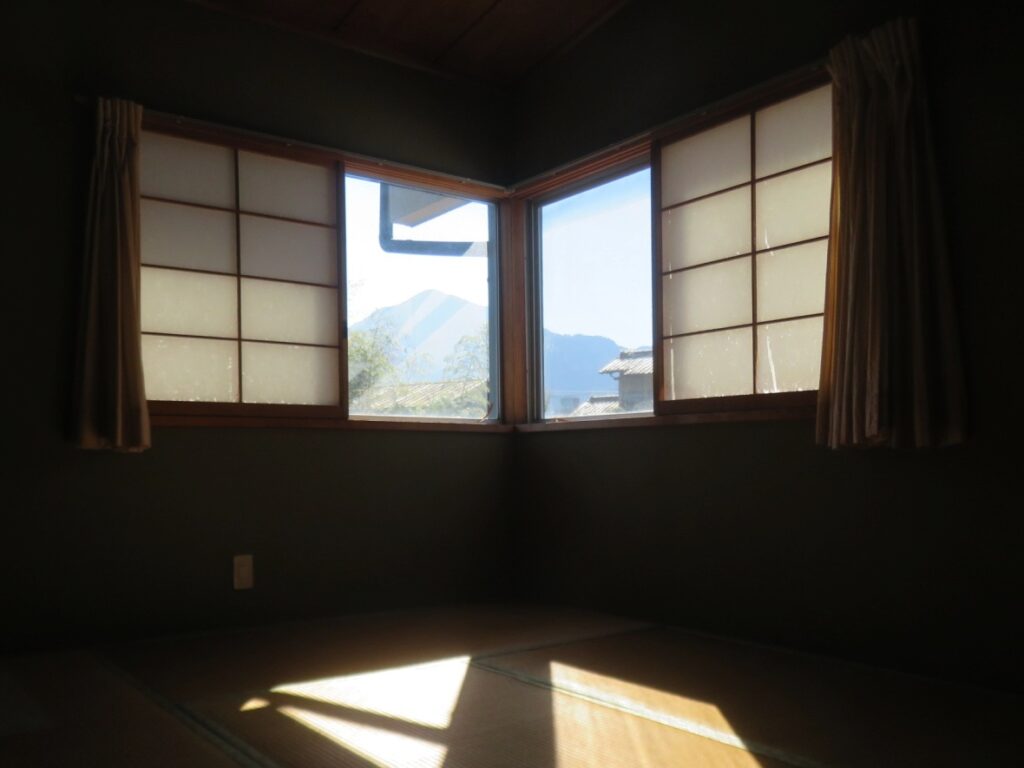 障子を開けると