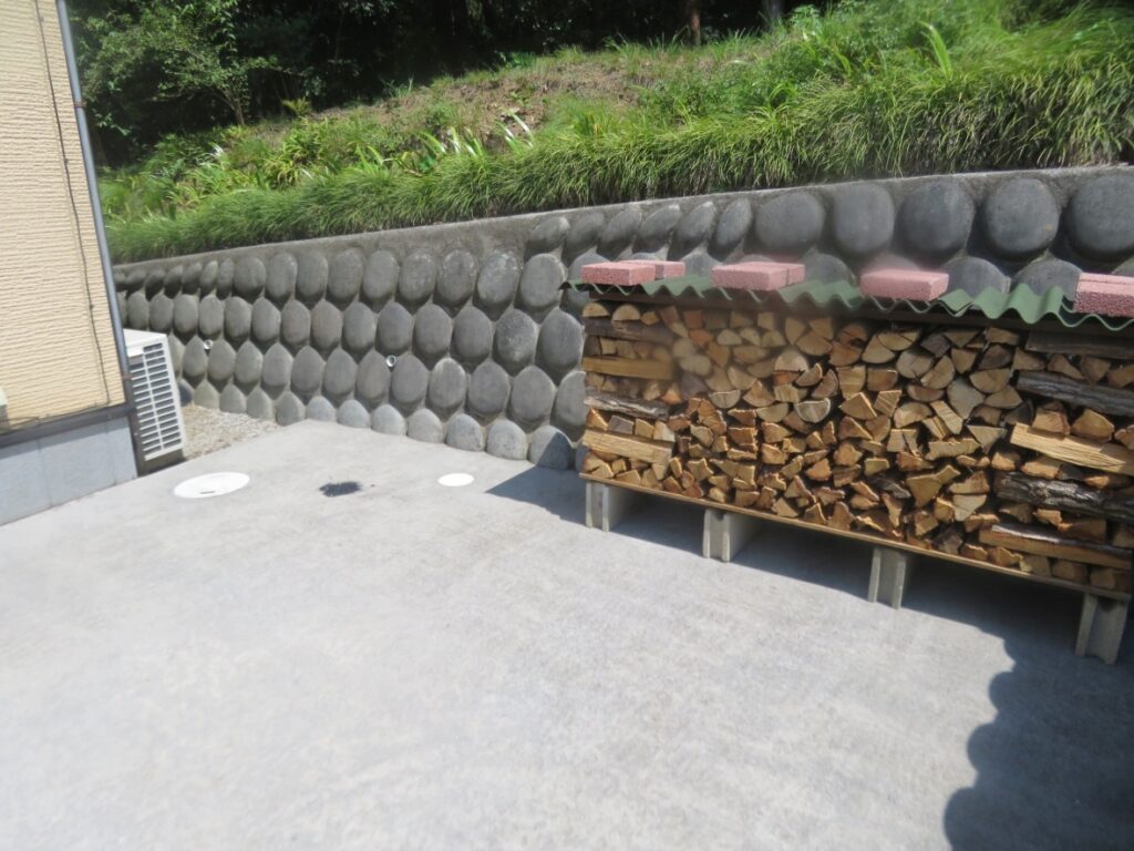 薪も綺麗に、買主様用に
